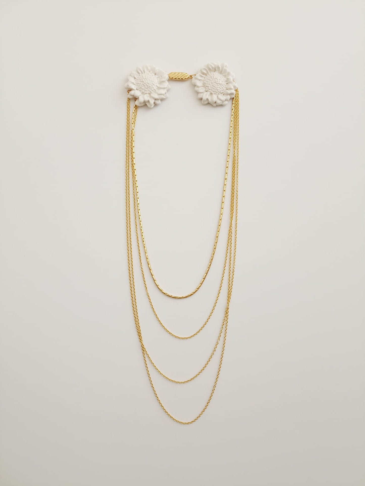 Collar Doble Flor del Sol