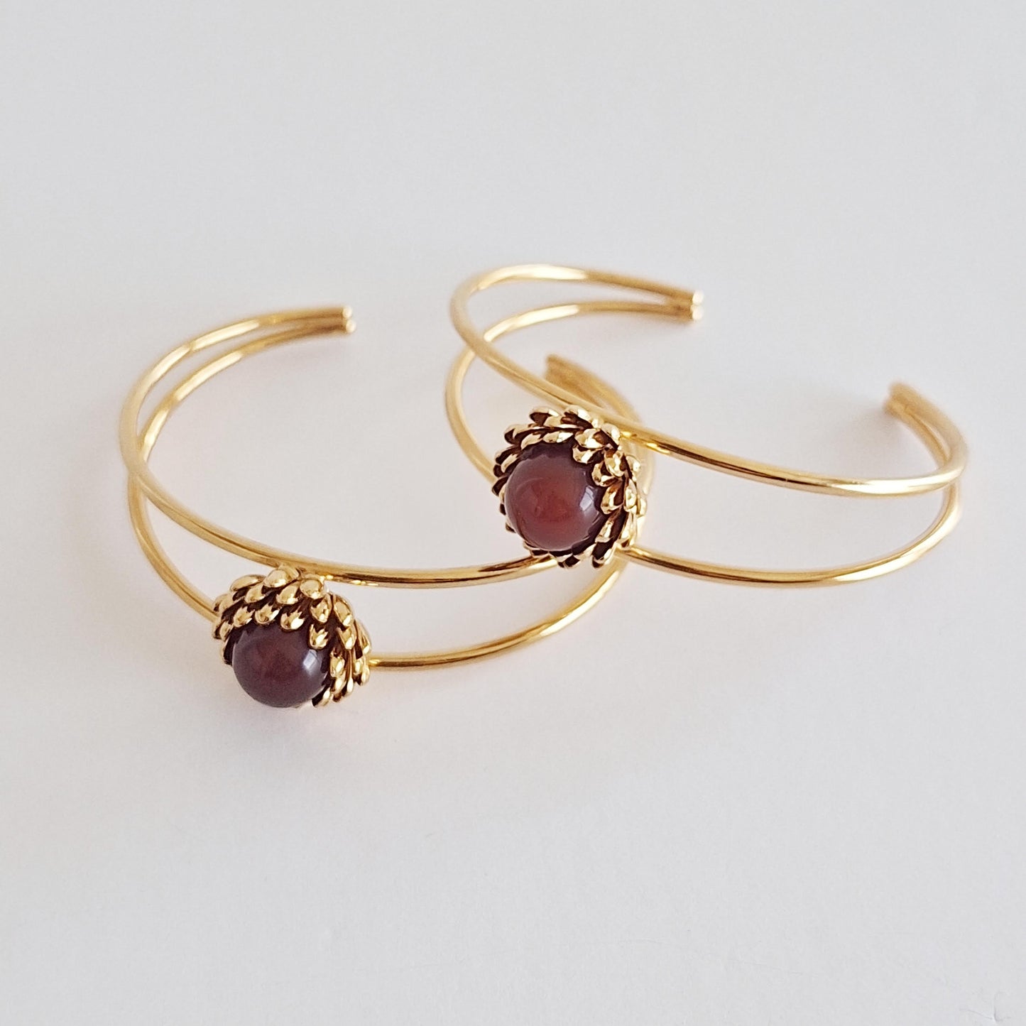 Pulsera Flor de Garza Ágata