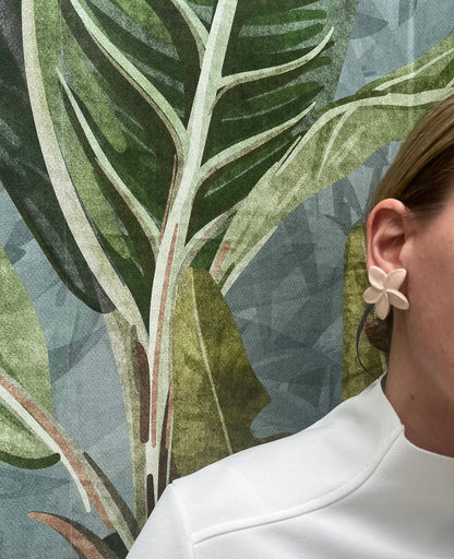 Pendiente Magnolia Nude