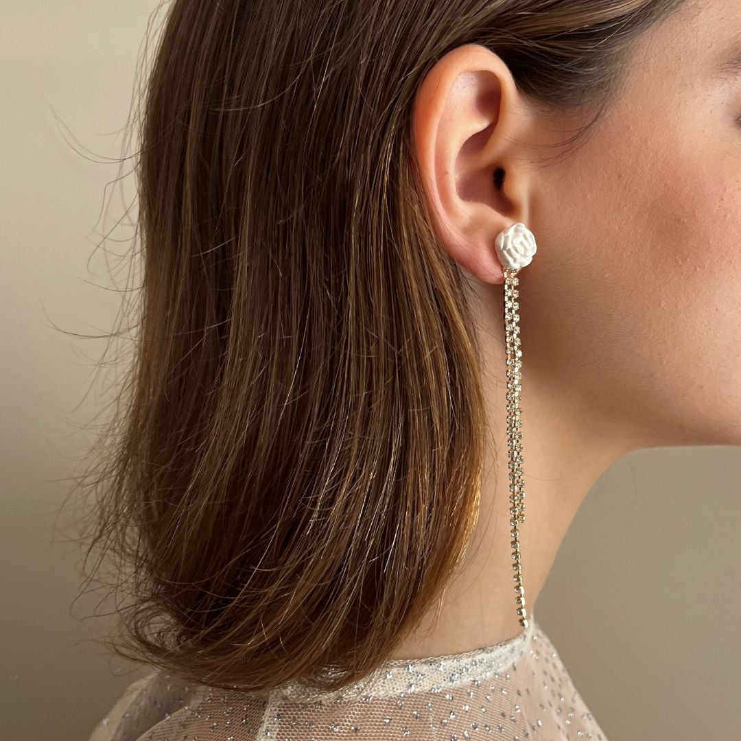 Pendiente Rosas de Castilla Glam