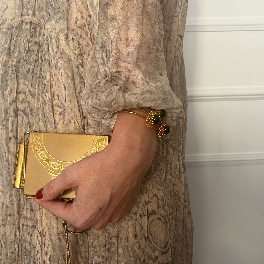 Pulsera Doble Flor de Garza