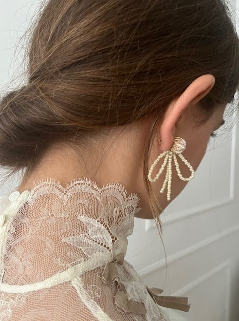 Pendiente Flor de Castilla Lazo