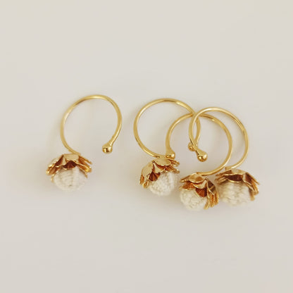 Set de 4 Anillos Flor de Castilla