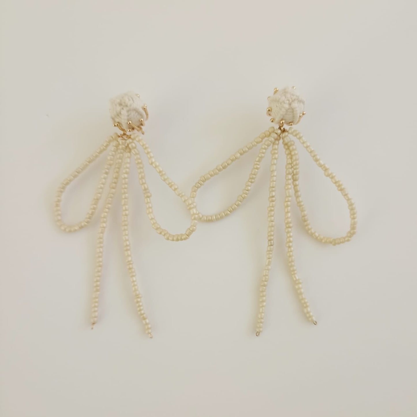 Pendiente Flor de Castilla Maxi Lazo