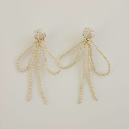 Pendiente Flor de Castilla Maxi Lazo